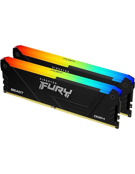 Memorie operativa Kingston FURY® Beast DDR4 RGB DDR4-3600 16GB (Kit of 2*8GB)
