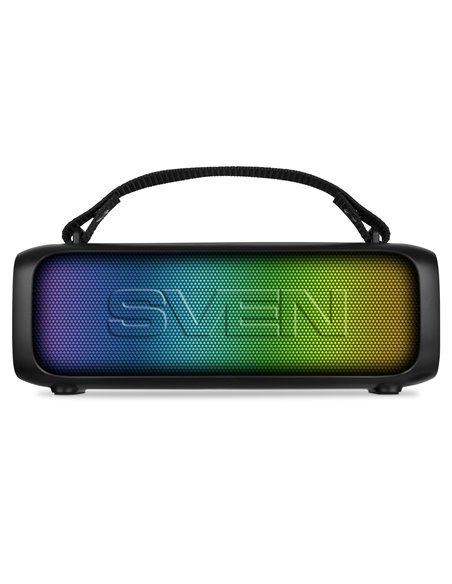 Boxa portabila SVEN PS-235, Black / 12W / Bluetooth / FM / USB / 1500mA*h