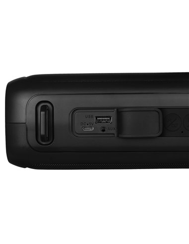 Boxa portabila SVEN PS-235, Black / 12W / Bluetooth / FM / USB / 1500mA*h