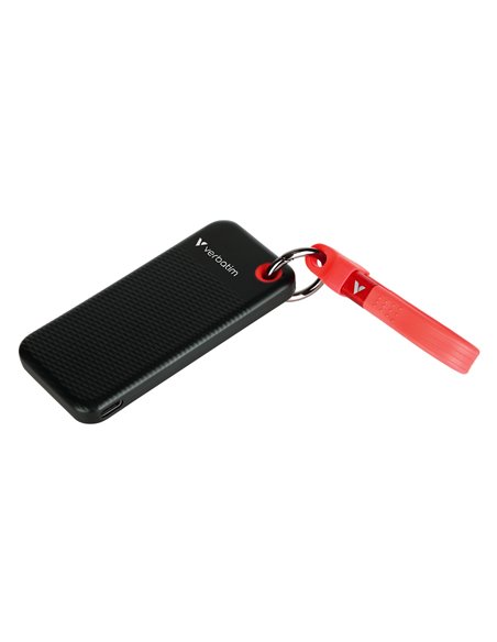 M.2 Внешний SSD Verbatim Pocket / 1TB / USB 3.2 Gen 2 / Black/Red