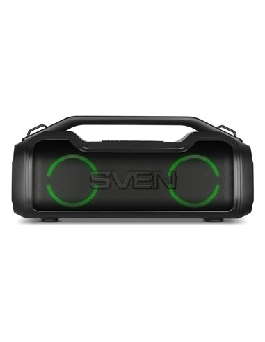 Boxa portabila SVEN PS-390 Black / 50W / Bluetooth / FM tuner / USB / microSD / TWS