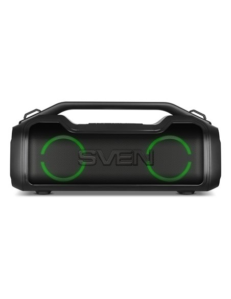 Boxa portabila SVEN PS-390 Black / 50W / Bluetooth / FM tuner / USB / microSD / TWS