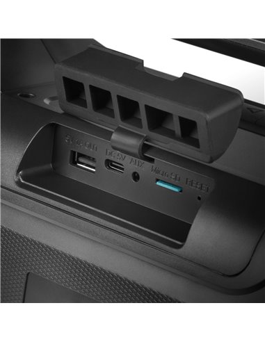 Boxa portabila SVEN PS-390 Black / 50W / Bluetooth / FM tuner / USB / microSD / TWS