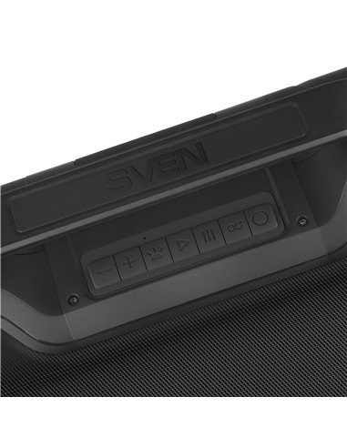 Портативная Колонка SVEN PS-390 Black / 50W / Bluetooth / FM tuner / USB / microSD / TWS