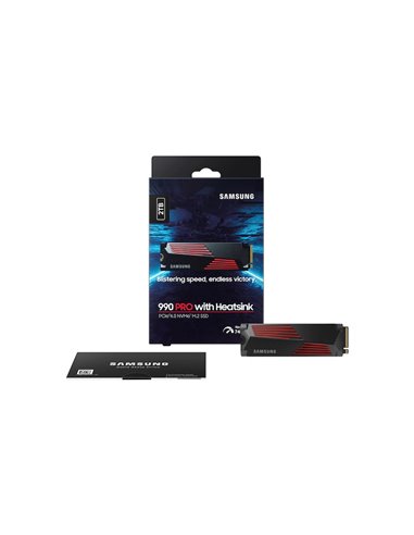 M.2 NVMe SSD Samsung SSD 990 PRO w/Heatsink / 2.0TB  / PCIe4.0 x4 / NVMe2.0