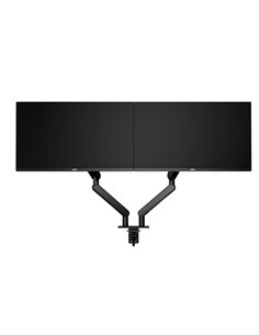 Arm for 2 monitors 17”-34” -  AOC AM420B Black, Desk Clamp/Grommet, Aluminum structure, Mechanical Gas Spring System, Height ...