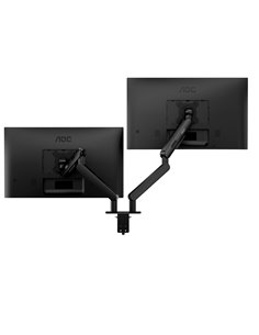 Arm for 2 monitors 17”-34” -  AOC AM420B Black, Desk Clamp/Grommet, Aluminum structure, Mechanical Gas Spring System, Height ... 2