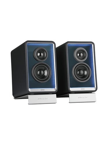 Hi-Res boxe Edifier QR65  with GaN charger 65w / 2x35W / Bluetooth / RGB / Black