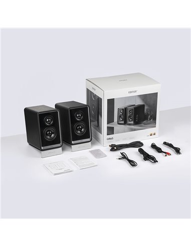 Hi-Res аудио система Edifier QR65  with GaN charger 65w / 2x35W / Bluetooth / RGB / Black