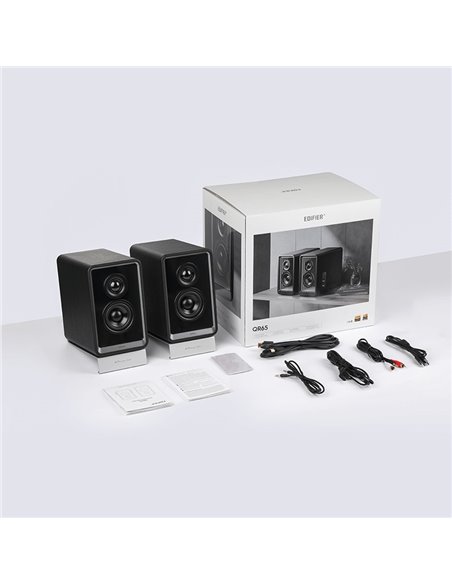 Hi-Res аудио система Edifier QR65  with GaN charger 65w / 2x35W / Bluetooth / RGB / Black