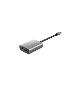Кардридер Trust Dalyx / USB-C, microSD / SDHC/SDXC, Cable length 8 cm / Silver 2