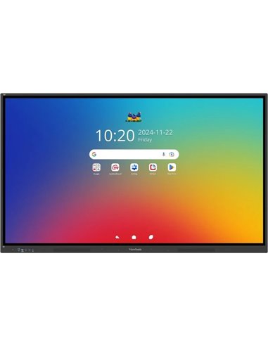 65” Интерактивный дисплей ViewSonic IFP6534 / 4K / 8G RAM / 128GB Storage / Black