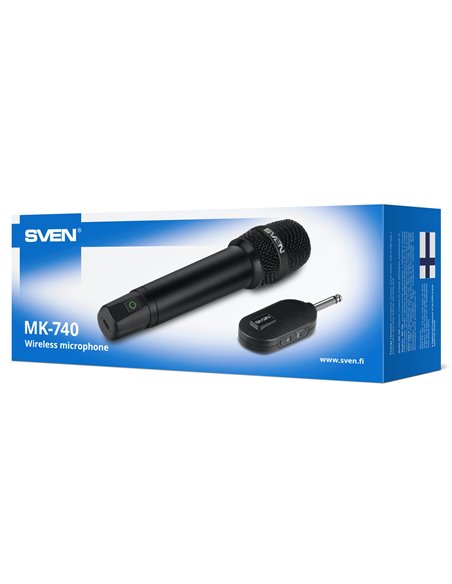 Microfon penru karaoke SVEN MK-740 / Wireless / Black