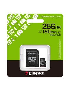 Card de memorie microSD  256GB Kingston Canvas Select Plus, 150MB/s + SD adapter