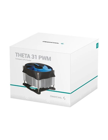 Sistem de racire DEEPCOOL Theta 31 PWM 1700 / LGA1700 / 95W / 900~2400rpm / <17.8~32.5dBA / 42.8CFM / Black