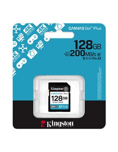 Card de memorie SD 128GB Kingston Canvas Go! Plus G4, 200/160MB/s
