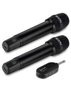 Комплект из двух беспроводных микрофонов SVEN MK-742 / Wireless / Black