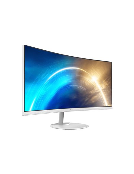 34.0” Monitor MSI PRO MP341CQW/ Curved/ 4K/ 21:9/ 1ms/ 100Hz/ White