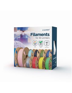 Gembird TPE flexible filament, Yellow, special thermopolymer allows to obtain materials similar to rubber, 1.75mm, 1kg 2