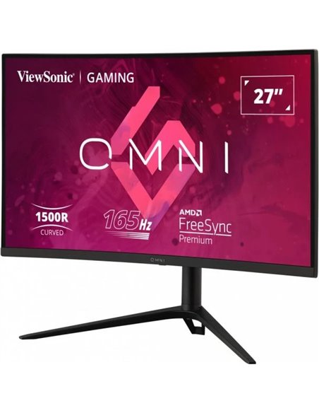 27.0” Игровой Монитор VIEWSONIC VX2718-2KPC-MHDJ/ 2K/ Curved/ 1ms/ 165Hz/ Black