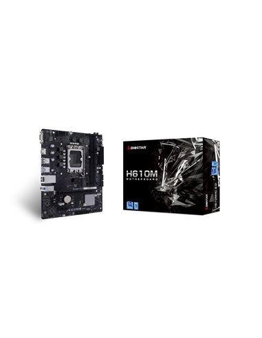 Placa de baza BIOSTAR H610MHC 2.0 / Socket 1700 / Intel H610 / mATX