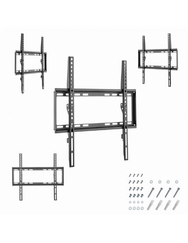 Suport TV de perete (fix) 32”-55” Gembird ”WM-55F-04”, Black