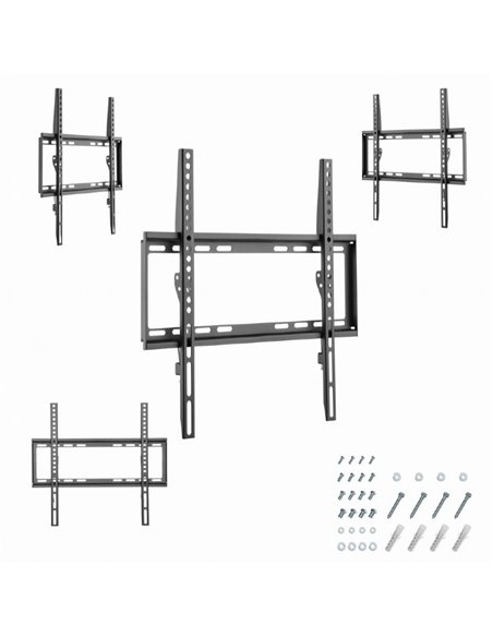 Suport TV de perete (fix) 32”-55” Gembird ”WM-55F-04”, Black