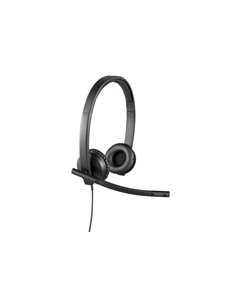 Наушники Logitech H570e / Stereo / USB-C / Black 2