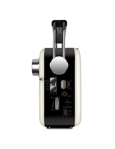 Boxa portabila SVEN SRP-505, White / 3W / Bluetooth / FM/AM/SW Radio / USB / microSD
