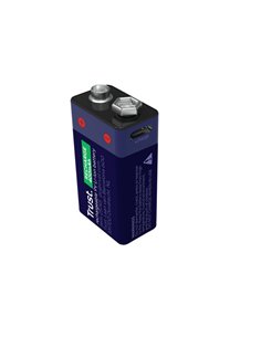 Trust Аккумуляторная батарейка на 9 В, перезаряжаемая через USB-C, 400mAh, 1 Pack
