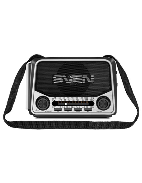 Boxa portabila SVEN SRP-150, Gray / 3W / Bluetooth / FM/AM/SW Radio / USB / microSD