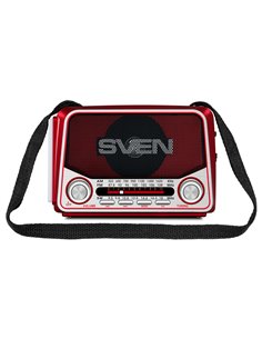 Колонка Портативная SVEN SRP-150, Red / 3W / Bluetooth / FM/AM/SW Radio / USB / microSD 2