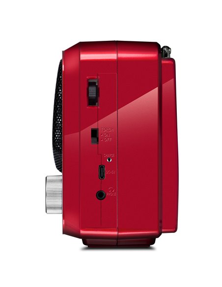 Boxa portabila SVEN SRP-150, Red / 3W / Bluetooth / FM/AM/SW Radio / USB / microSD