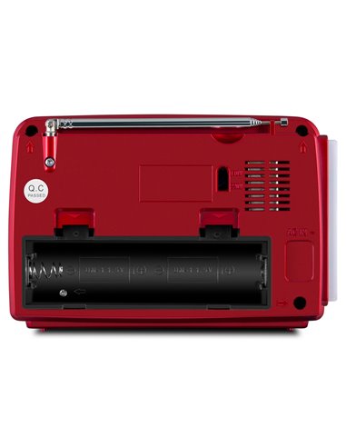 Boxa portabila SVEN SRP-150, Red / 3W / Bluetooth / FM/AM/SW Radio / USB / microSD