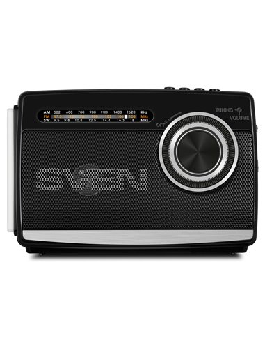 Boxa portabila SVEN SRP-155 Black / 3W / Bluetooth / FM/AM/SW Radio / USB / microSD