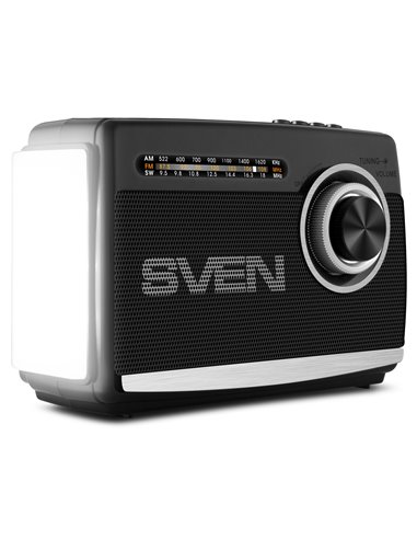 Boxa portabila SVEN SRP-155 Black / 3W / Bluetooth / FM/AM/SW Radio / USB / microSD