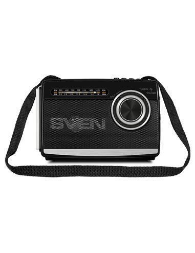 Boxa portabila SVEN SRP-155 Black / 3W / Bluetooth / FM/AM/SW Radio / USB / microSD