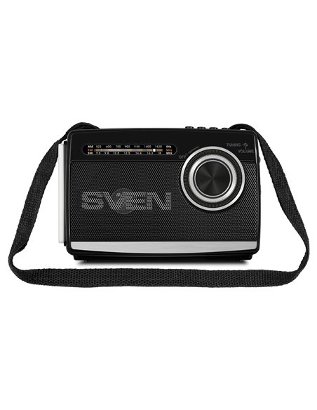 Boxa portabila SVEN SRP-155 Black / 3W / Bluetooth / FM/AM/SW Radio / USB / microSD