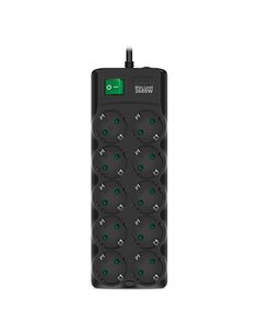 Surge Protector SVEN SF-10E-16/ 10 Sockets/ 3680W/ 3.0m/ Black 2