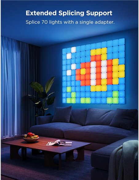 Lumini patrate GOVEE Smart Mini Panel Lights 10 Pack