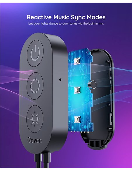 Banda de lumina TV GOVEE RGB TV Backlight (40”-60”)