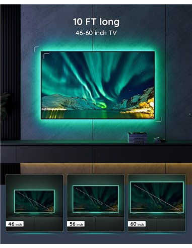 Световая лента для телевизора GOVEE RGB TV Backlight (40”-60”)