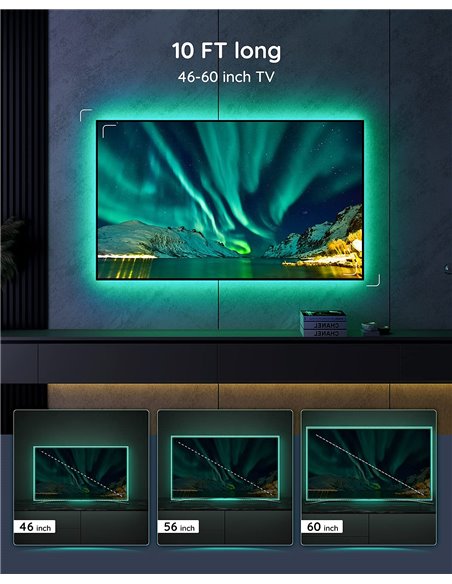 Световая лента для телевизора GOVEE RGB TV Backlight (40”-60”)