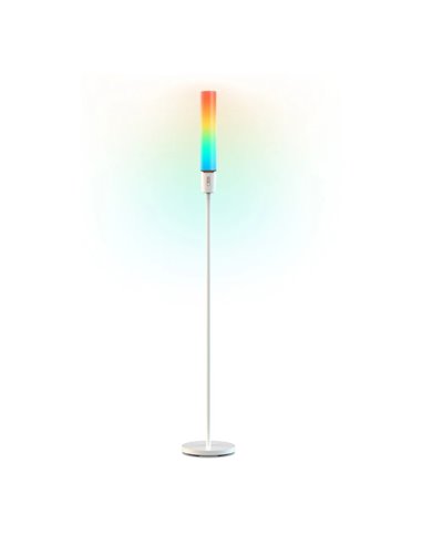 lampa de podea GOVEE RGBICW Cylinder Floor Lamp, Wi-Fi + BT, Multicolor + Extra White LEDs