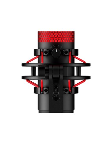 Микрофон для стриминга HyperX QuadCast 2 S, Black/Red, [9A273AA]