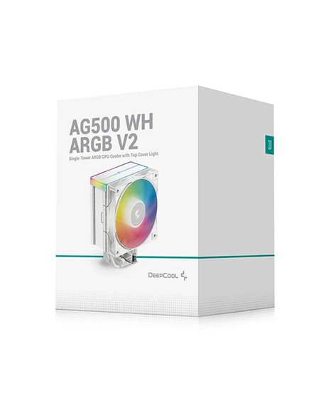 Sisteme de racire DEEPCOOL AG500 WH ARGB V2/ Universal / 240W / 300~1850rpm, 29.4 dB(A) / 67.88 CFM / White