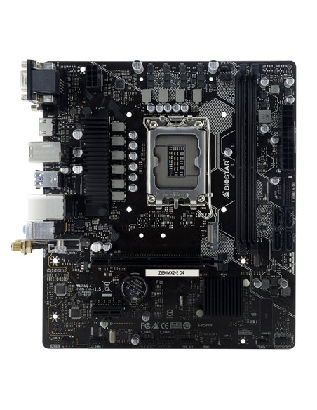 Материнская плата BIOSTAR B690MX2-E D4 /  Socket 1700 / Z690 / DDR4  / mATX
