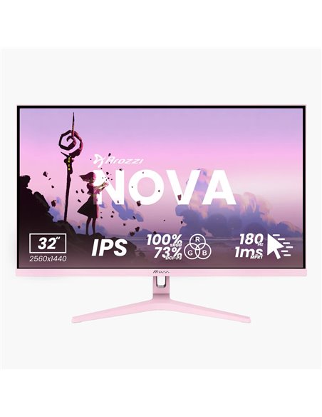 32.0” Игровой монитор AROZZI Nova/ QHD/ 1ms/ 180Hz/ Pink