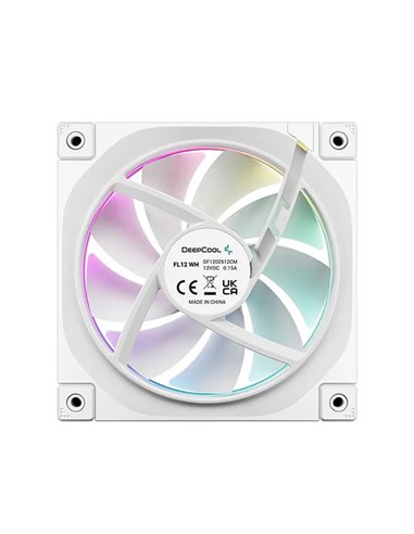 Ventilator pentru carcasa DEEPCOOL FL12 WH/ 120mm ARGB PWM fan/ White