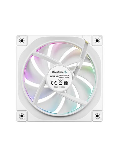 Кулер для корпуса DEEPCOOL FFL12R WH/ 120mm ARGB PWM fan/ White